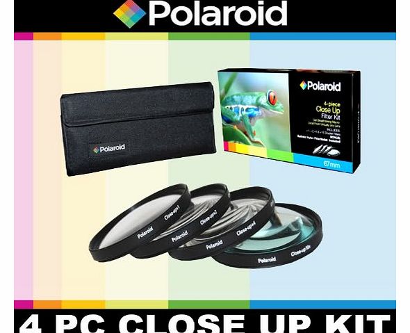 Optics 4 Piece Close Up Filter Set For The Pentax Digital Slr Cameras