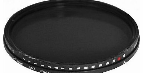 Optics 52mm HD Multi-Coated Variable Range ND2-ND2000 Neutral Density (ND) Fader Filter