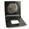 Hypnos black travel clock with alarm