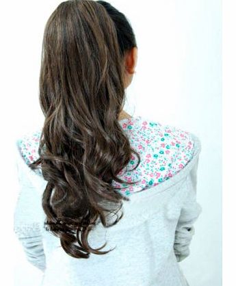 Tail Hair Extension 19 Inch-Dark Brown