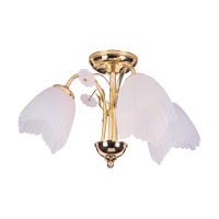 Lucinda 3 Arm Brass Effect Pendant 3X40W