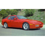 porsche 944 Turbo Red