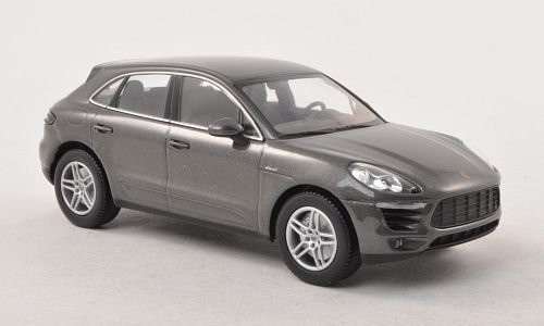 Macan S Diesel, met.-grau, Modellauto, Fertigmodell, Minichamps 1:43