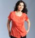 Short Sleeve Cupro Blouse