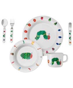 Set of 6 Hungry Caterpillar Dinner Set