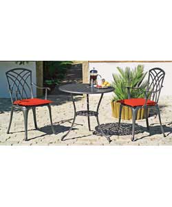 Porto 2 Seater Cast Aluminium Bistro Set