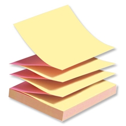 Z-Notes Pink/Yellow Alternates 76x76mm