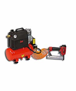 Air Compressor & Nail Gun Kit