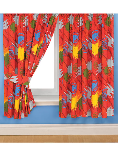 Power Rangers Curtains 54 Drop Jungle