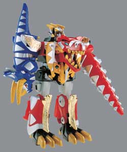 Power Rangers Thundersaurus Deluxe Mega Zord and 2 Free Figures