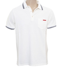 Cream Pique Polo Shirt