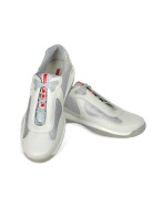 Prada Linea Rossa - Mens Cream Bike Sneaker Shoes