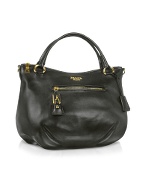 Signature Black Nappa Tote Bag