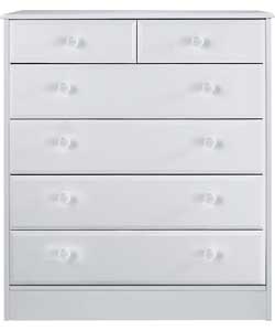 Nursery Chest of Drawers - White