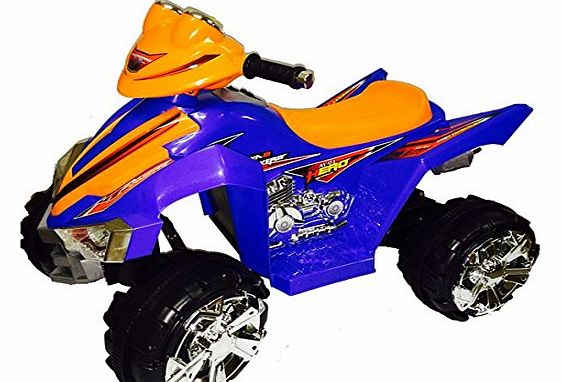 12v Quad Bike Electric Battery Powered Kids Quad - Blue - New