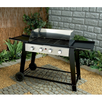 Premier Silverline Darwin Flat Bed 4 Burner BBQ 37227