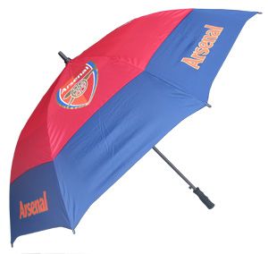 ARSENAL FC 62 INCH WINDPROOF UMBRELLA