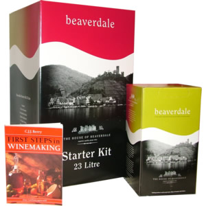 BEAVERDALE WINE STARTER KIT 30 BOTTLE RED