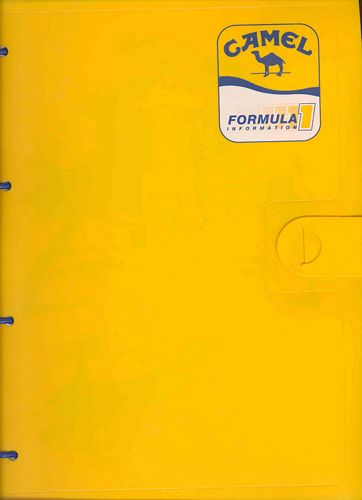 Camel F1 1992 Info Folder