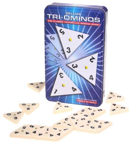 Deluxe Tri-ominos in a Tin