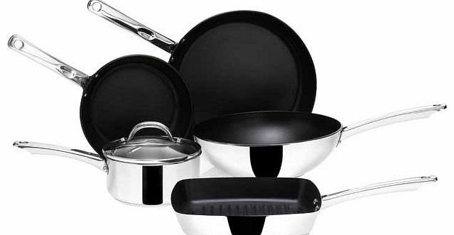 5 Piece Stainless Steel Cookware Set