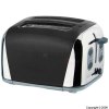 50743 Deco Black 2 Slice Toaster