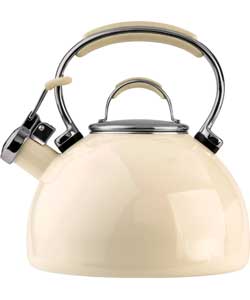 Stove Top Enamel Kettle - Almond