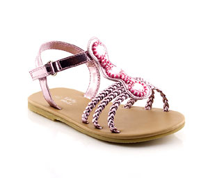 Priceless Metallic Gladiator Sandal - Nursery