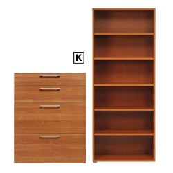 Prima ` Office Furniture Half Cupboard/Bookcase -