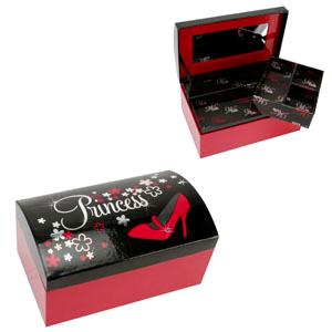 Black and Pink Jewellery Box