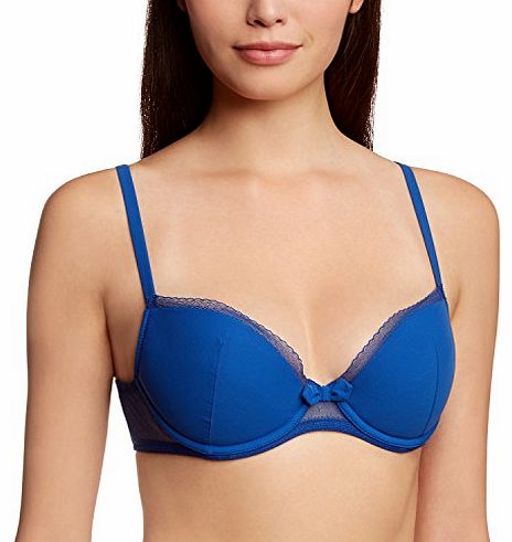  Womens Espionne 114 Half Cup Everyday Bra, Bleu Piscine, 34B