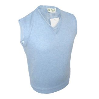 MCCARRON V-NECK LAMBSWOOL TANK Titanium / XX-Large