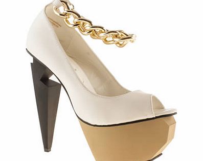 White Mercer High Heels