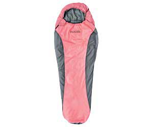 Action Grey and Pink 400gsm Mummy Sleeping Bag