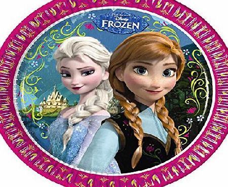 Procos S.A. 23 cm Disney Frozen Paper Plates (Pack of 8)