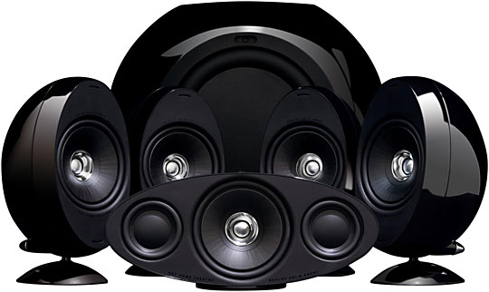 KEF KHT3005SE 5.1 Surround Sound System - High