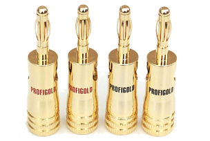 PGA8103 Banana Plugs - 4mm Solid Metal