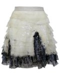 Bolongaro Trevor Swan White Skirt XS