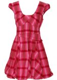 Firetrap Oxford Check Dress Pink M