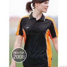 PRO STAR Atlas Polo Shirt Black-Tang/White (Junior)