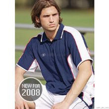 PRO STAR Atlas Polo Shirt Navy-White/Scarlet (Junior)