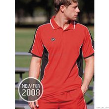 PRO STAR Atlas Polo Shirt Scarlet-Black/White (Senior)