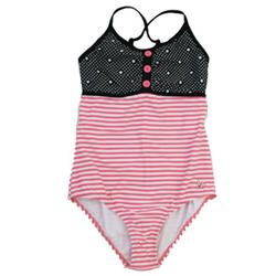 Girls Esmay Swimsuit - Cranberry