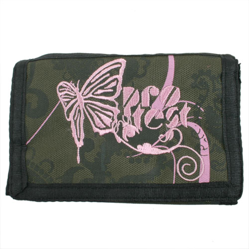 Ladies Protest Leena Wallet Camoflauge Green