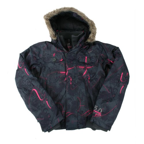 Ladies Protest Ransom Tech Snow Jacket Dark Shadow