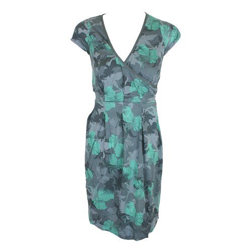 Ladies Protest Skyline Wrap Dress Smoke