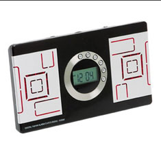 Digital Alarm Clock Black