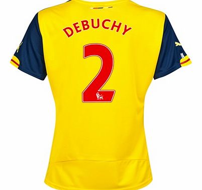 Arsenal Away Shirt 2014/15 - Womens Yellow with