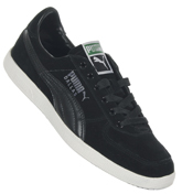 Dallas Black Suede Trainers