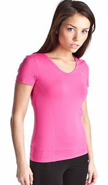 Essential Gym Tee - Cabaret - Womens